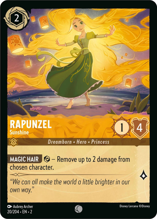 Image for Rapunzel - Sunshine (20/204) (Rise of the Floodborn) - Disney Lorcana