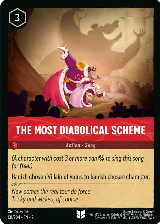 Image for The Most Diabolical Scheme (131/204) (Rise of the Floodborn) - Disney Lorcana