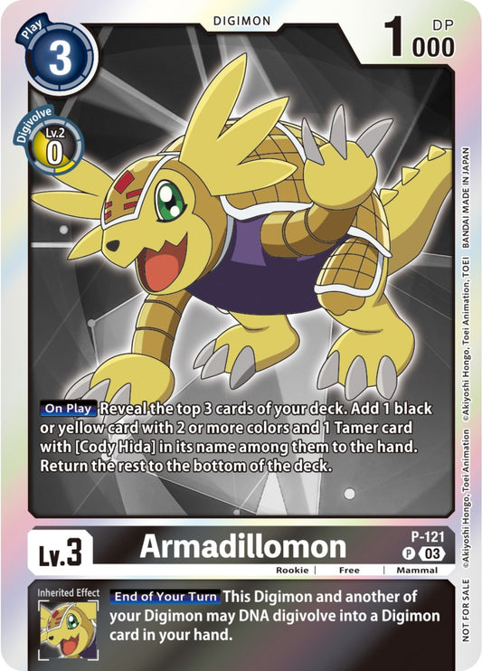 Image for Armadillomon - P-121 (Tamer Party Pack -The Beginning- Ver. 2.0) (P-121 P) (Digimon Promotion Cards) - Digimon Card Game
