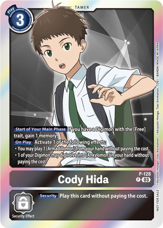 Image for Cody Hida - P-128 (Tamer Party Pack -The Beginning- Ver. 2.0) (P-128 P) (Digimon Promotion Cards) - Digimon Card Game