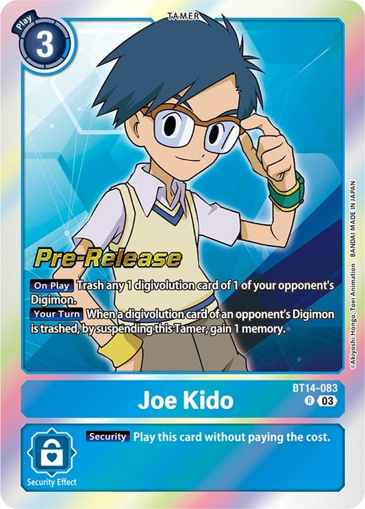 Image for Joe Kido (BT14-083 R) (Blast Ace Pre-Release Cards) - Digimon Card Game