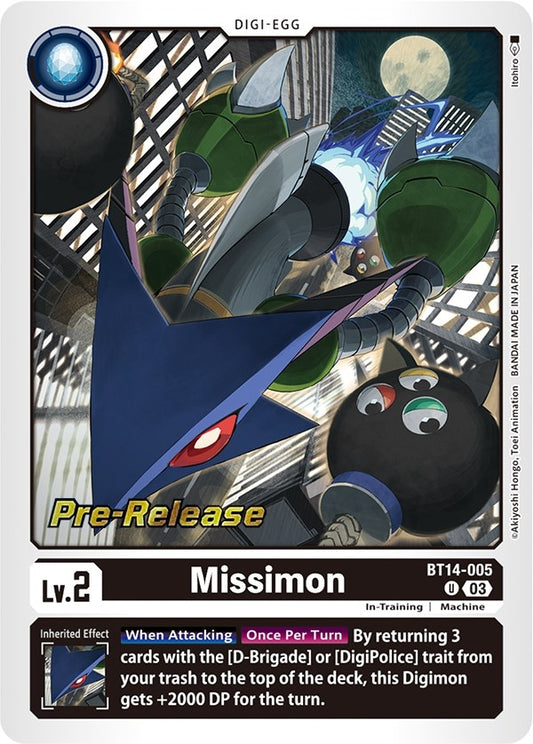 Image for Missimon (BT14-005 U) (Blast Ace Pre-Release Cards) - Digimon Card Game