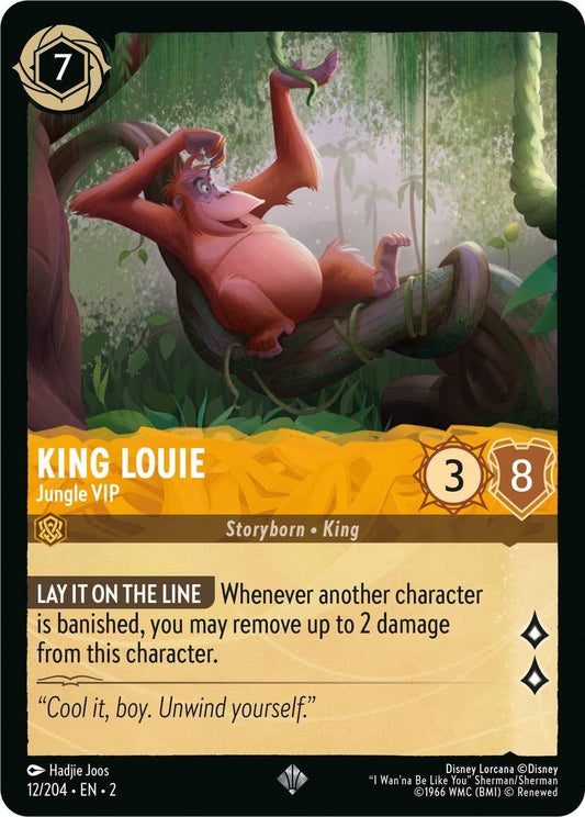 Image for King Louie - Jungle VIP (12/204) (Rise of the Floodborn) - Disney Lorcana