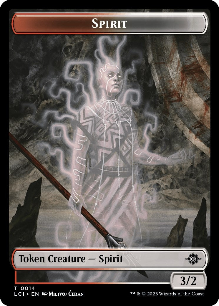 Image for Spirit Token (14) (The Lost Caverns of Ixalan) - Magic: The Gathering