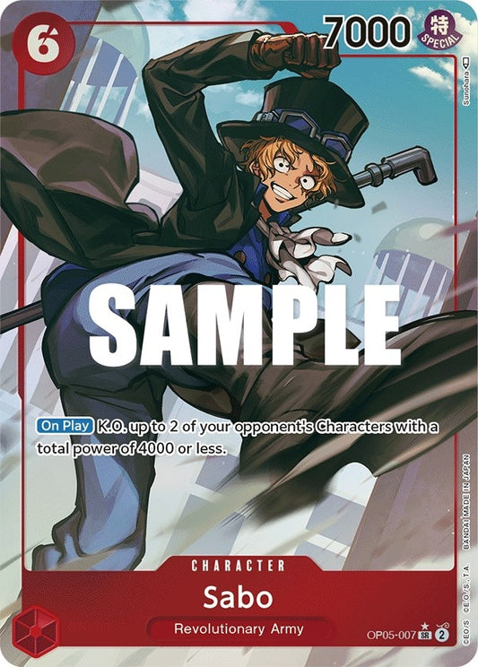Image for Sabo (007) (Alternate Art) (OP05-007) (Awakening of the New Era) - One Piece Card Game
