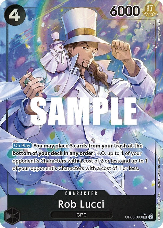 Image for Rob Lucci (093) (Alternate Art) (OP05-093) (Awakening of the New Era) - One Piece Card Game