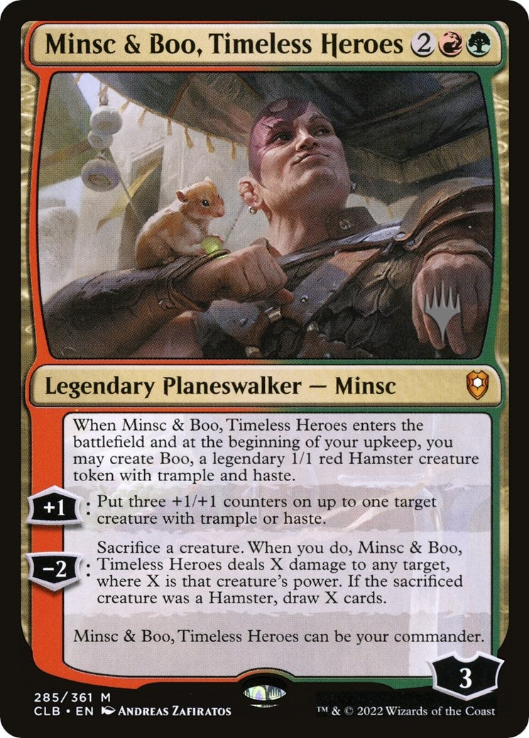 Image for Minsc & Boo, Timeless Heroes (285) (Promo Pack: The Lost Caverns of Ixalan) - Magic: The Gathering