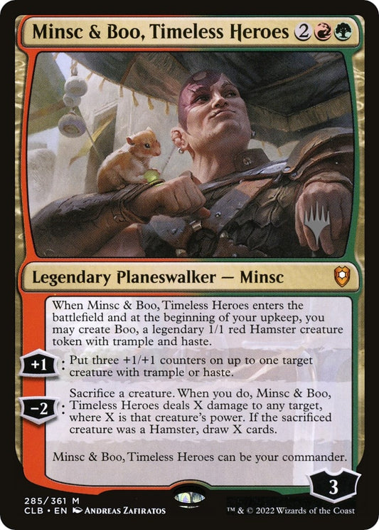 Image for Minsc & Boo, Timeless Heroes (285) (Promo Pack: The Lost Caverns of Ixalan) - Magic: The Gathering