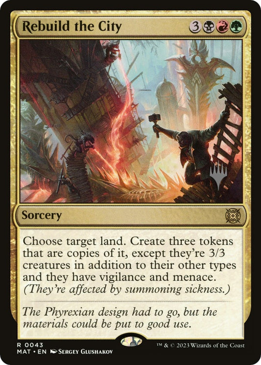 Image for Rebuild the City (43) (Promo Pack: The Lost Caverns of Ixalan) - Magic: The Gathering