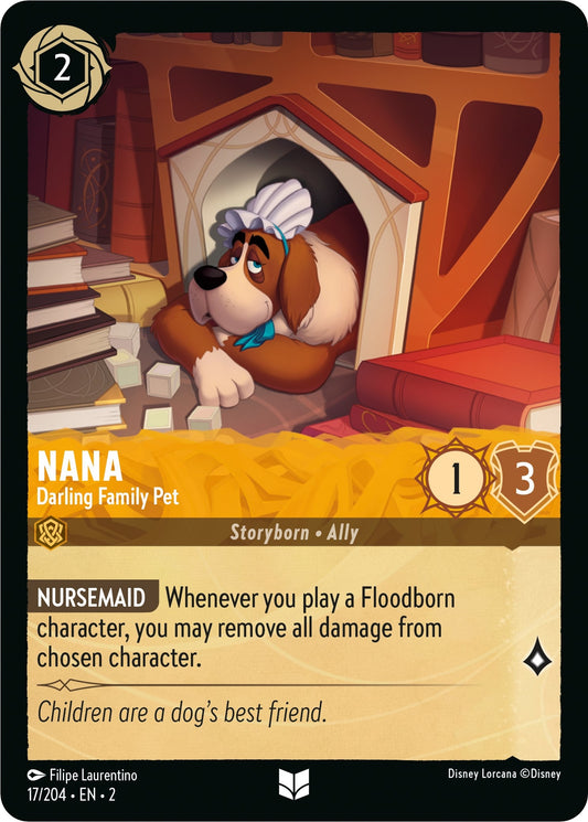 Image for Nana - Darling Family Pet (17/204) (Rise of the Floodborn) - Disney Lorcana