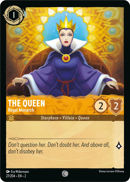 Image for The Queen - Regal Monarch (27/204) (Rise of the Floodborn) - Disney Lorcana