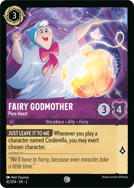 Image for Fairy Godmother - Pure Heart (42/204) (Rise of the Floodborn) - Disney Lorcana