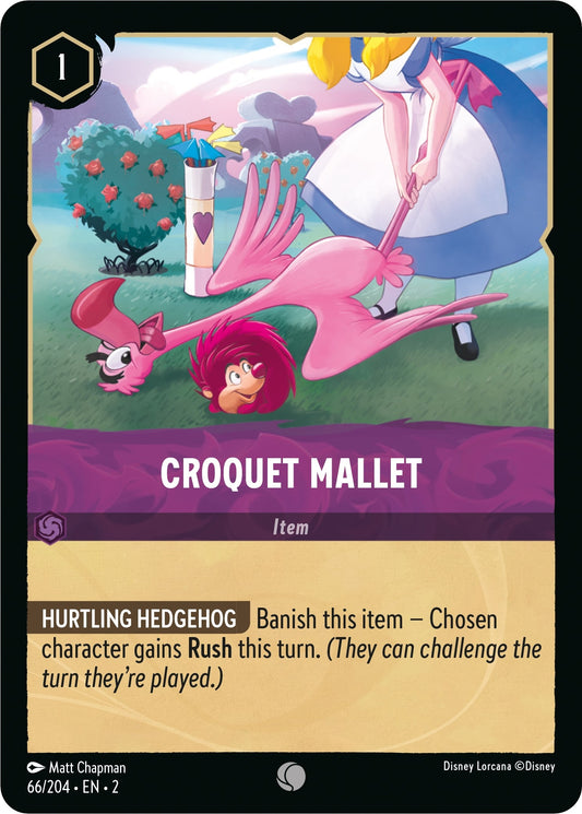 Image for Croquet Mallet (66/204) (Rise of the Floodborn) - Disney Lorcana