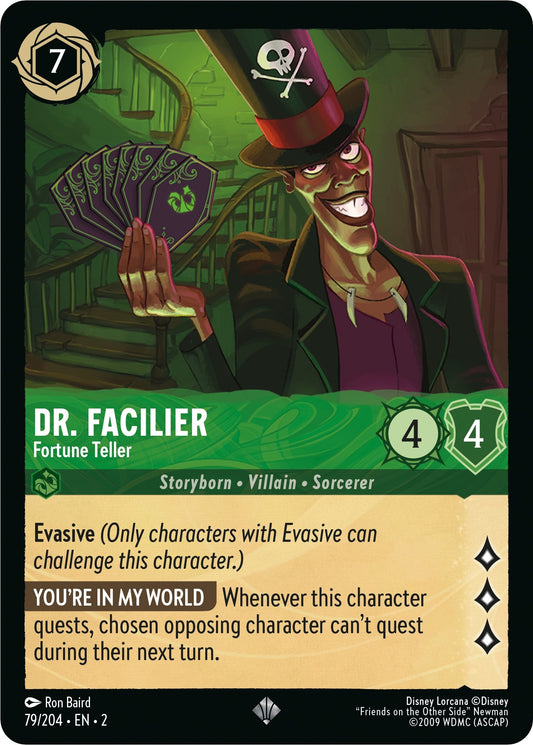 Image for Dr. Facilier - Fortune Teller (79/204) (Rise of the Floodborn) - Disney Lorcana