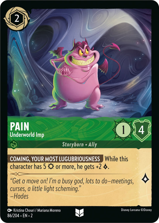 Image for Pain - Underworld Imp (86/204) (Rise of the Floodborn) - Disney Lorcana
