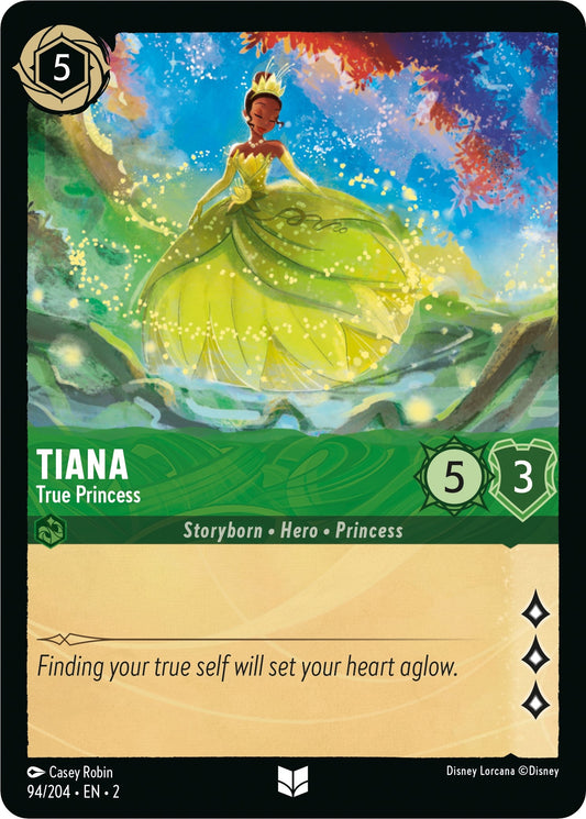 Image for Tiana - True Princess (94/204) (Rise of the Floodborn) - Disney Lorcana
