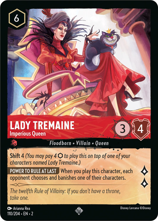 Image for Lady Tremaine - Imperious Queen (110/204) (Rise of the Floodborn) - Disney Lorcana
