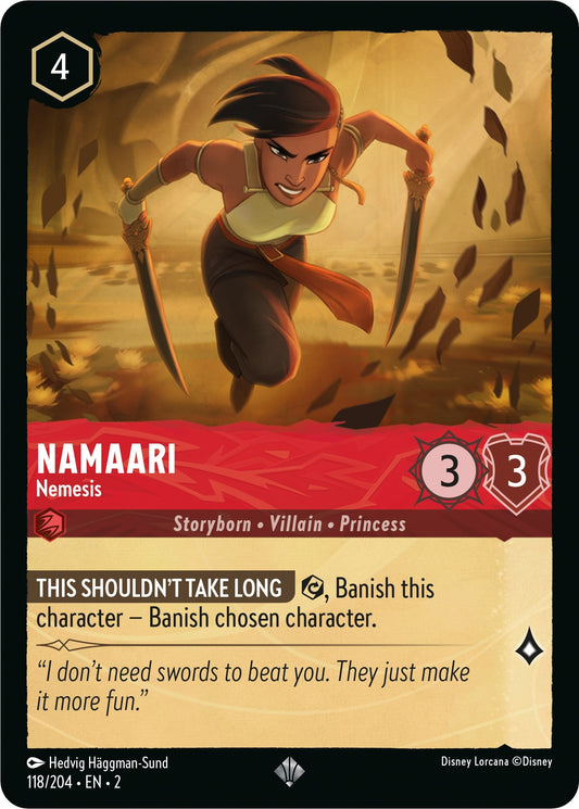 Image for Namaari - Nemesis (118/204) (Rise of the Floodborn) - Disney Lorcana