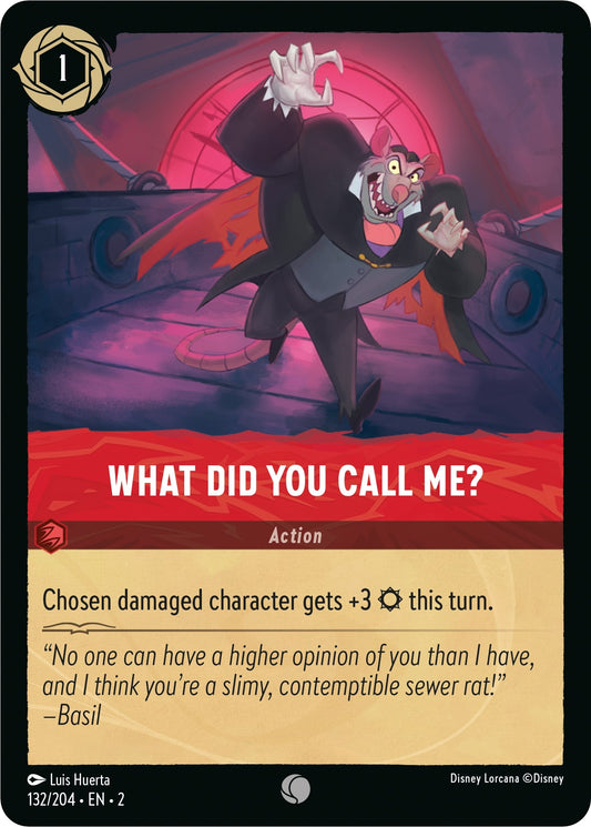 Image for What Did You Call Me? (132/204) (Rise of the Floodborn) - Disney Lorcana