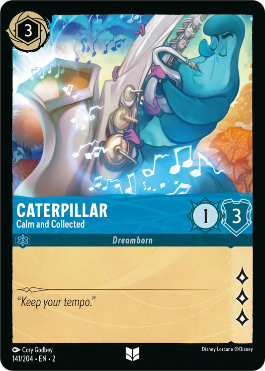 Image for Caterpillar - Calm and Collected (141/204) (Rise of the Floodborn) - Disney Lorcana