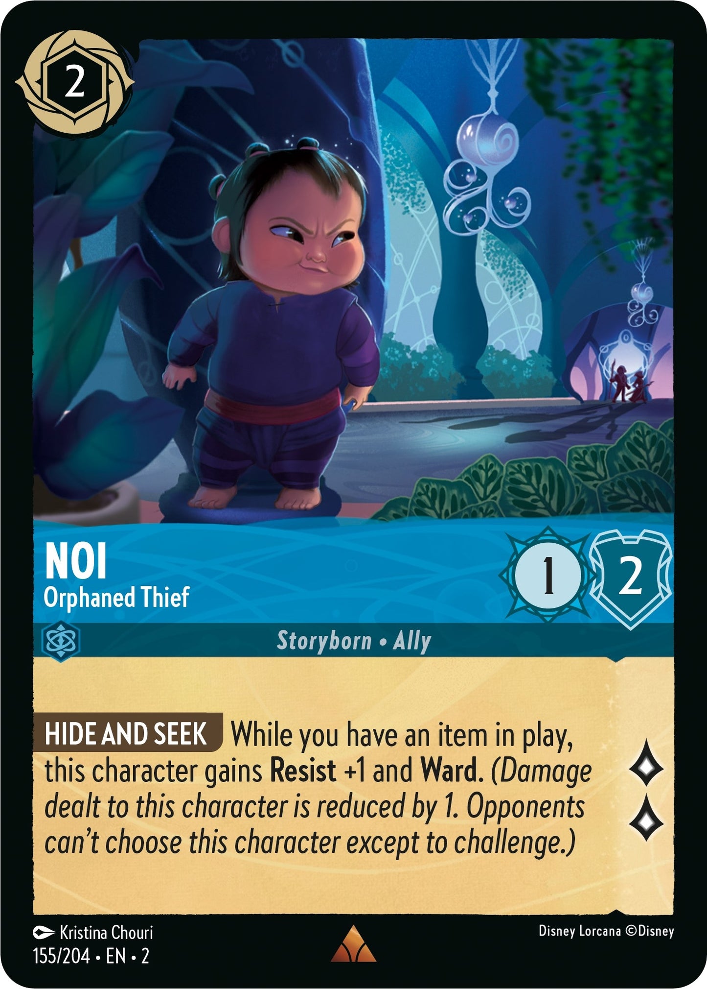 Image for Noi - Orphaned Thief (155/204) (Rise of the Floodborn) - Disney Lorcana