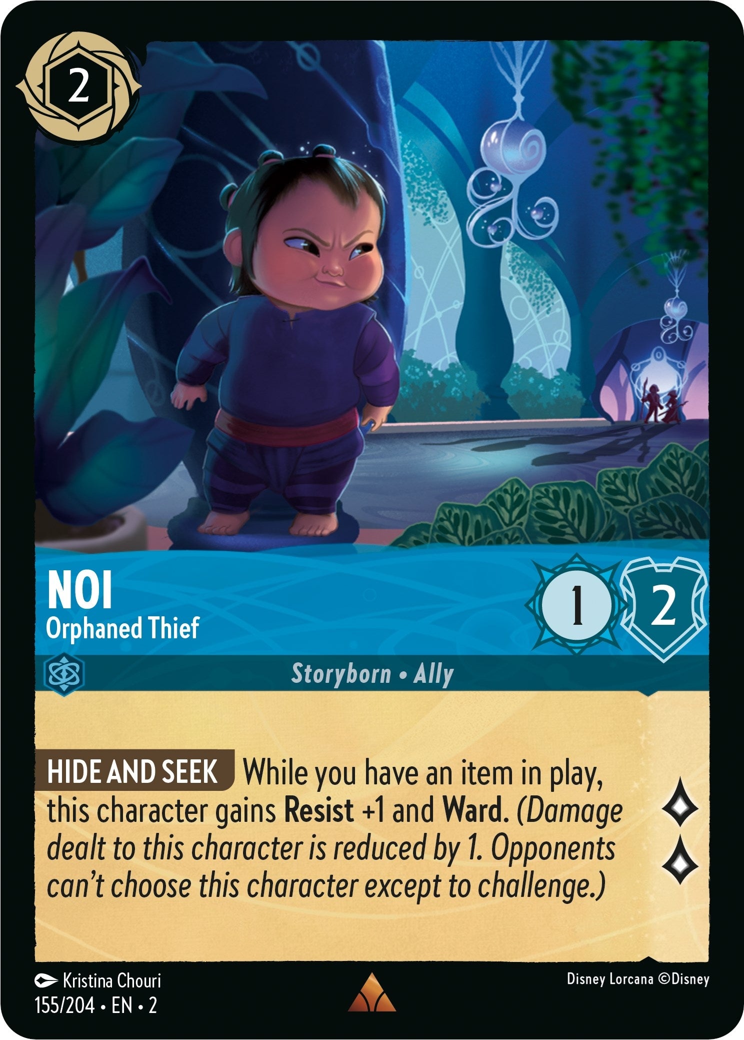 Image for Noi - Orphaned Thief (155/204) (Rise of the Floodborn) - Disney Lorcana