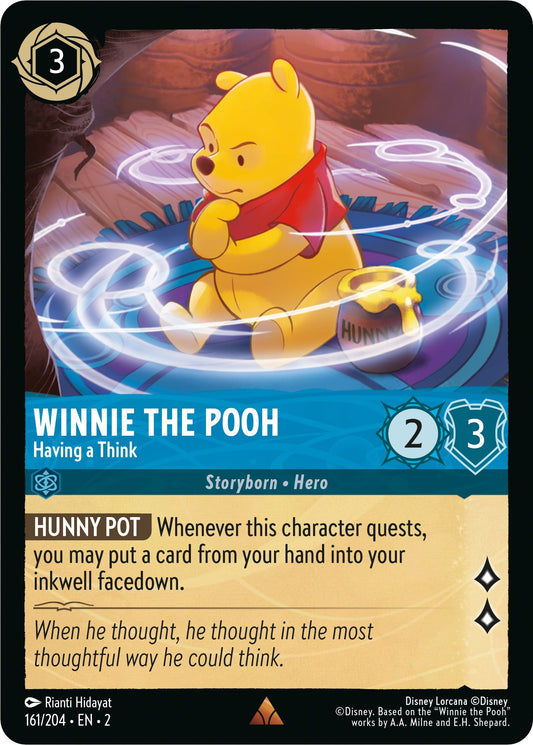 Image for Winnie the Pooh - Having a Think (161/204) (Rise of the Floodborn) - Disney Lorcana
