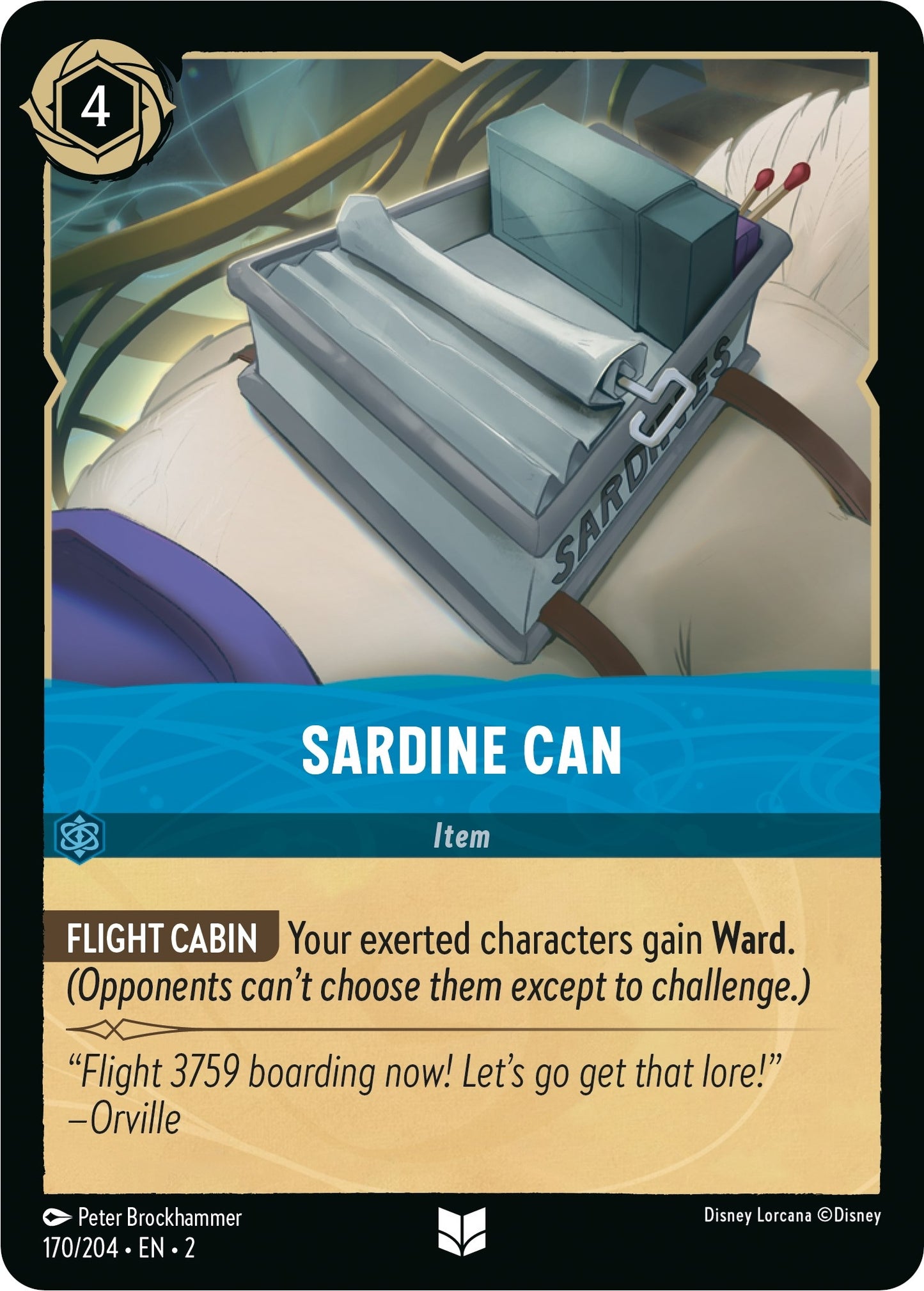 Image for Sardine Can (170/204) (Rise of the Floodborn) - Disney Lorcana