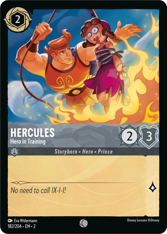 Image for Hercules - Hero in Training (182/204) (Rise of the Floodborn) - Disney Lorcana