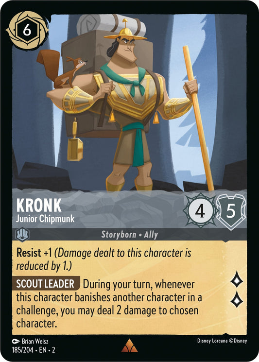 Image for Kronk - Junior Chipmunk (185/204) (Rise of the Floodborn) - Disney Lorcana