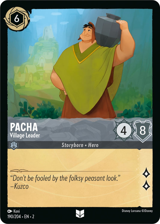Image for Pacha - Village Leader (190/204) (Rise of the Floodborn) - Disney Lorcana