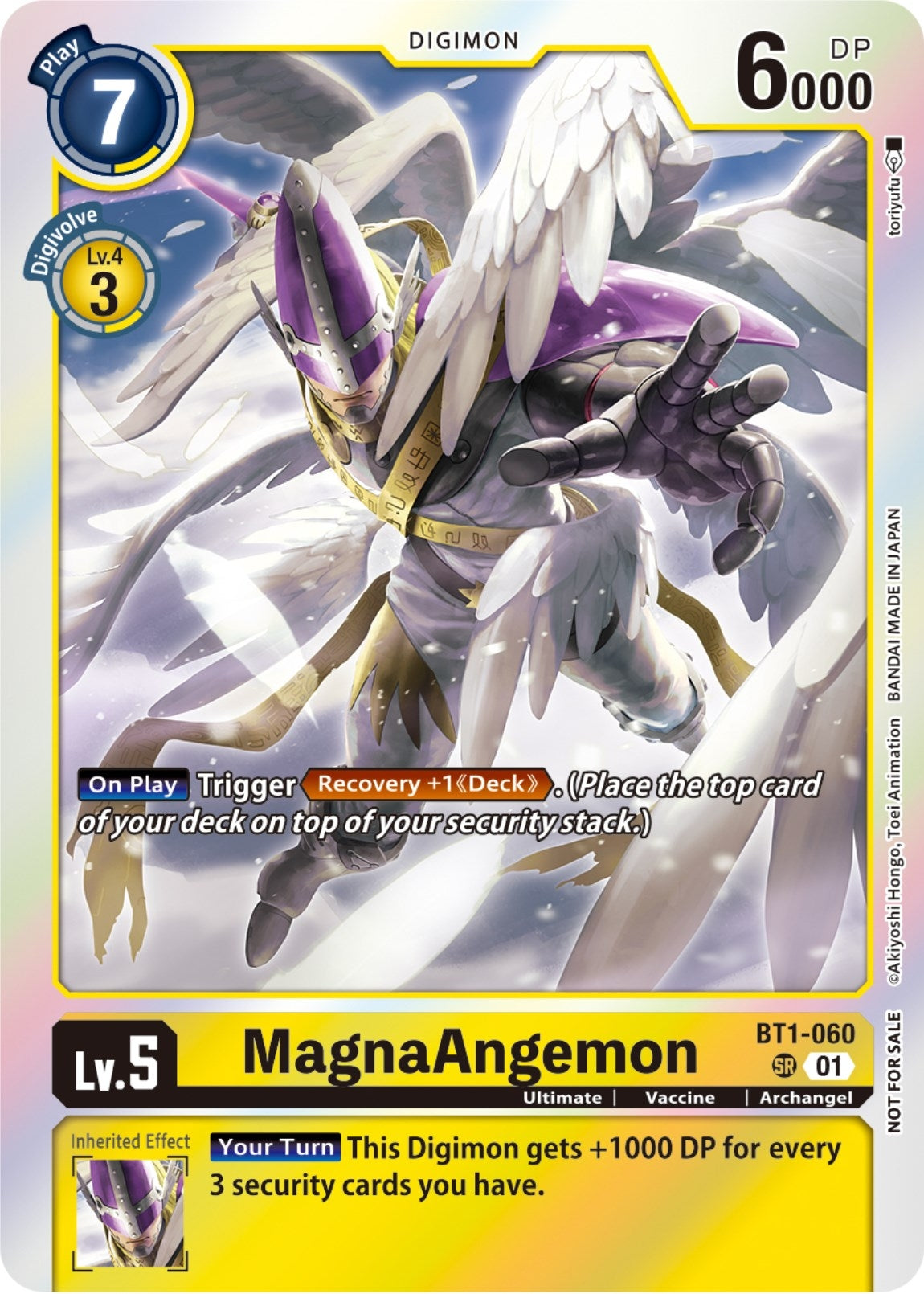 Image for MagnaAngemon - BT1-060 (Blast Ace Double Pack Set) (BT1-060 SR) (Release Special Booster 1.0) - Digimon Card Game