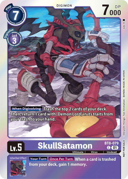 Image for SkullSatamon (Blast Ace Double Pack Set) (BT8-079 C) (New Awakening) - Digimon Card Game
