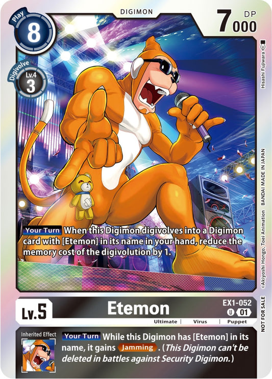 Image for Etemon (Blast Ace Double Pack Set) (EX1-052 U) (Classic Collection) - Digimon Card Game