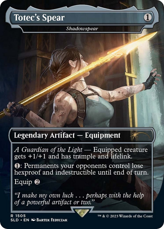 Image for Totec's Spear - Shadowspear (1505) (Secret Lair Drop Series) - Magic: The Gathering