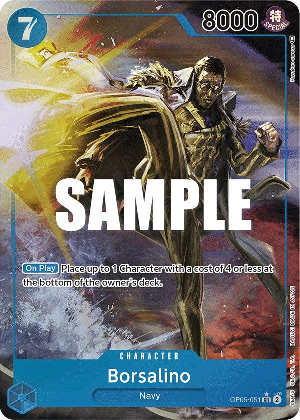 Image for Borsalino (Alternate Art) (OP05-051) (Awakening of the New Era) - One Piece Card Game