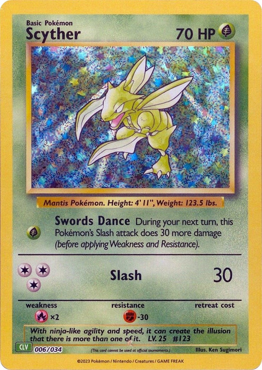 Image for Scyther (006/034) (Trading Card Game Classic) - Pokemon