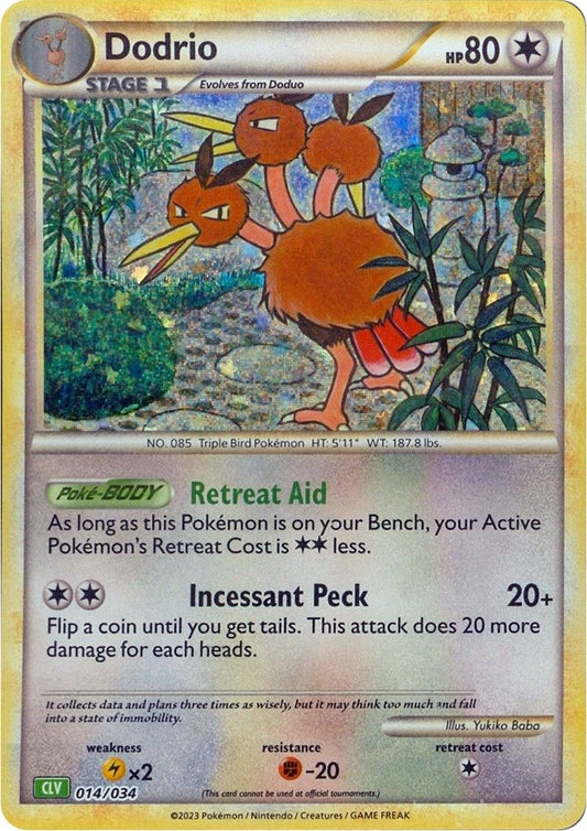 Image for Dodrio (014/034) (Trading Card Game Classic) - Pokemon