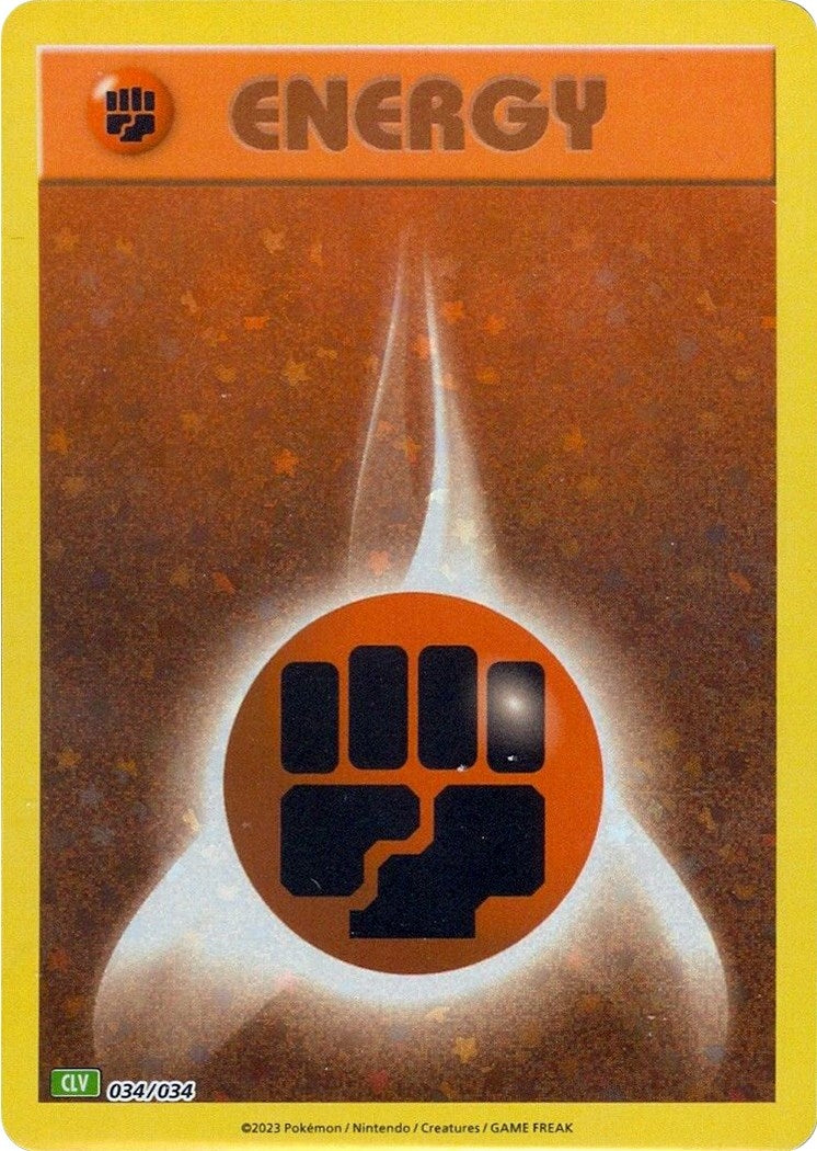 Image for Basic Fighting Energy (034/034) (Trading Card Game Classic) - Pokemon