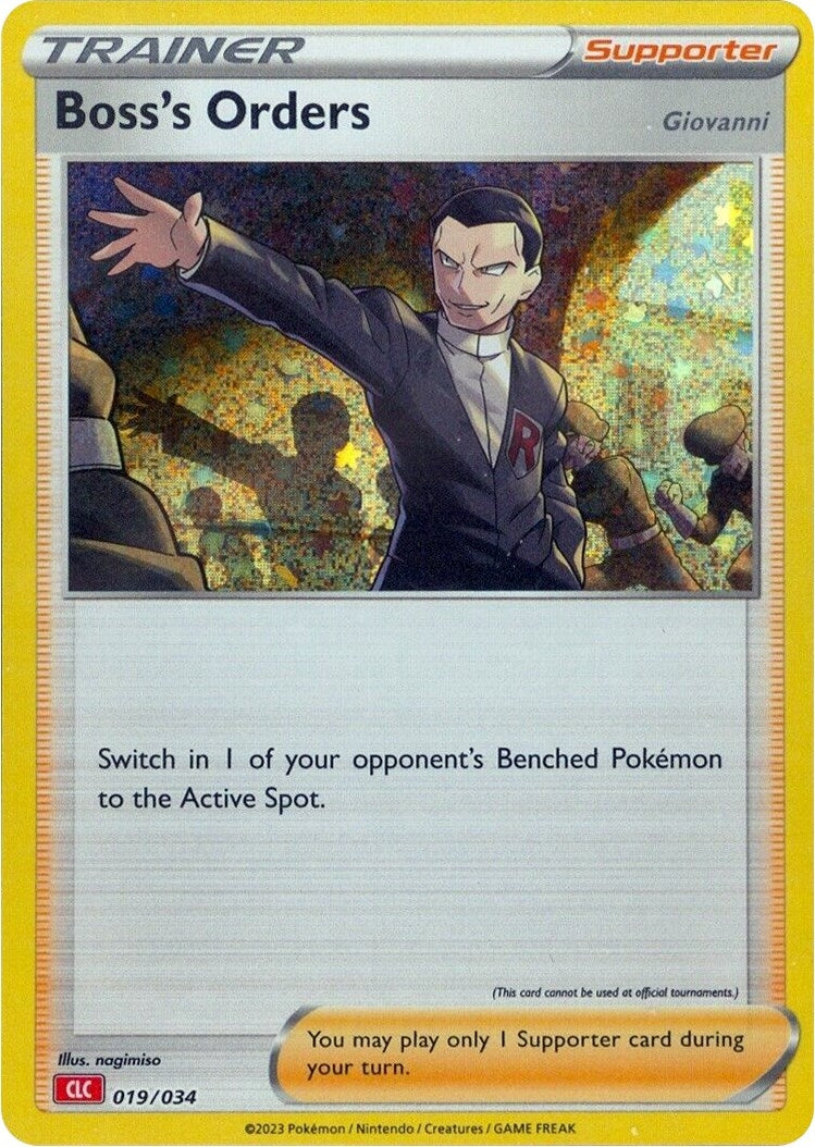 Image for Boss's Orders (CLC) (019/034) (Trading Card Game Classic) - Pokemon