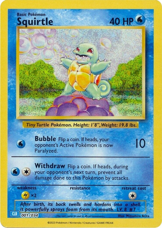 Image for Squirtle (001/034) (Trading Card Game Classic) - Pokemon