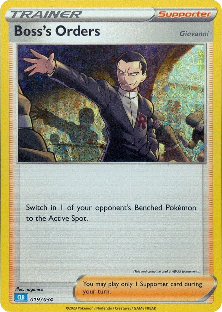 Image for Boss's Orders (CLB) (019/034) (Trading Card Game Classic) - Pokemon