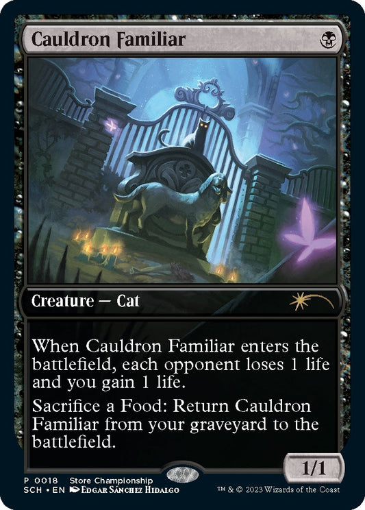 Image for Cauldron Familiar (18) (Game Day & Store Championship Promos) - Magic: The Gathering
