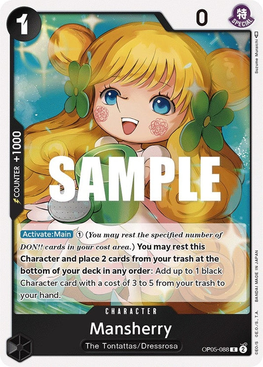 Image for Mansherry (OP05-088) (Awakening of the New Era) - One Piece Card Game