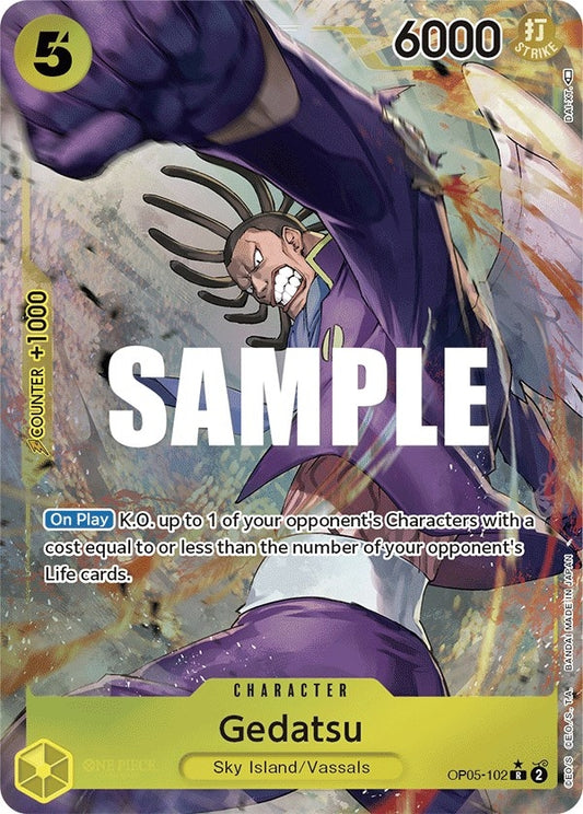 Image for Gedatsu (Alternate Art) (OP05-102) (Awakening of the New Era) - One Piece Card Game