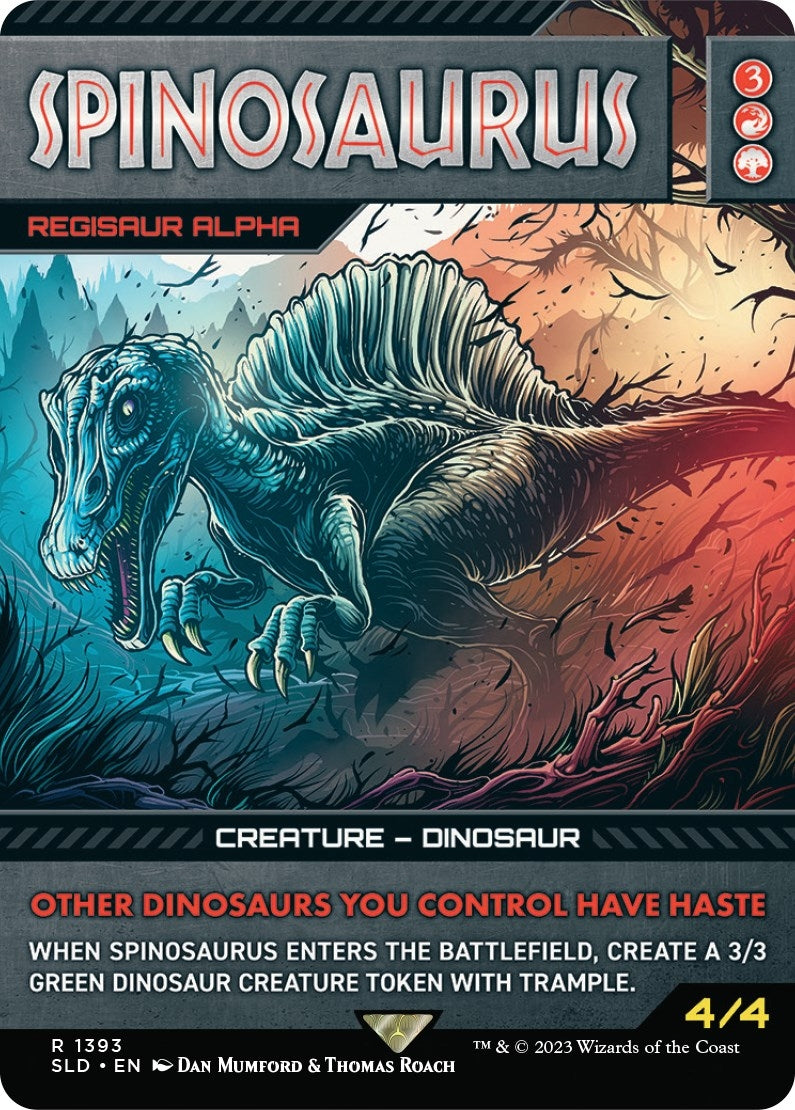 Image for Spinosaurus - Regisaur Alpha (1393) (Secret Lair Drop Series) - Magic: The Gathering