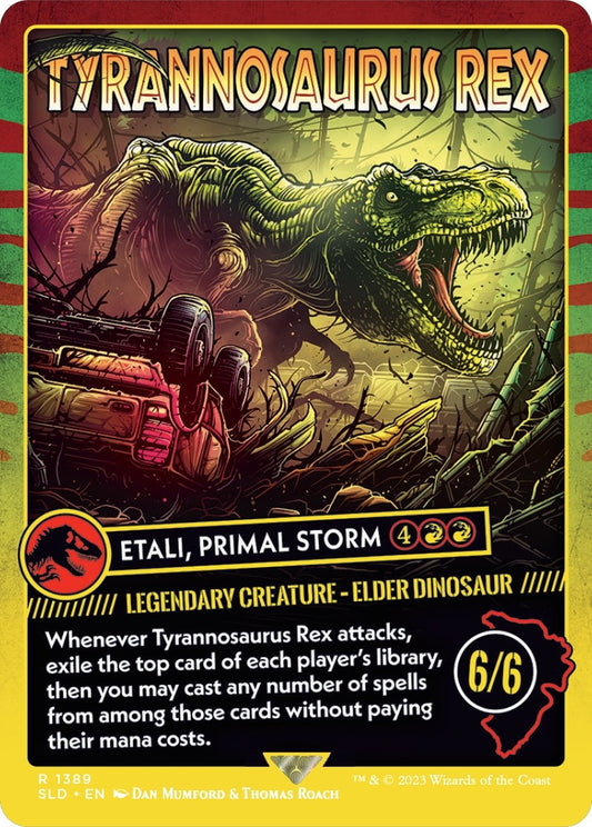 Image for Tyrannosaurus Rex - Etali, Primal Storm (1389) (Secret Lair Drop Series) - Magic: The Gathering