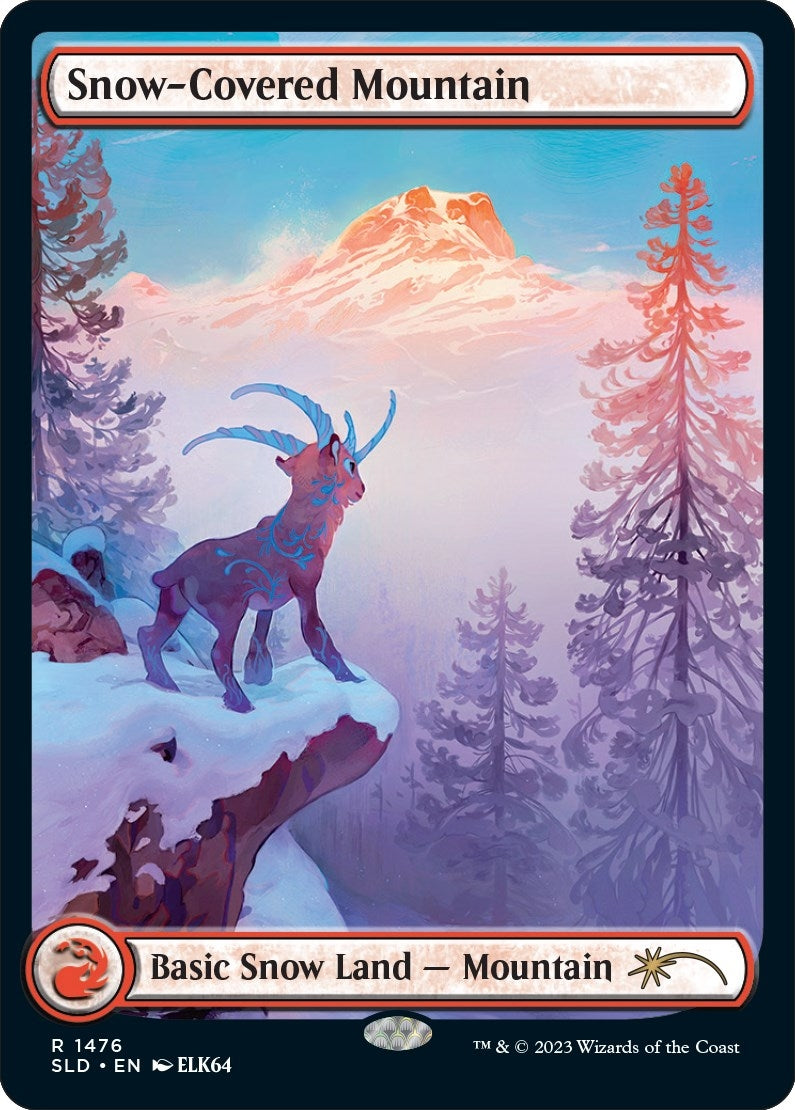 Image for Snow-Covered Mountain (1476) (1476) (Secret Lair Drop Series) - Magic: The Gathering