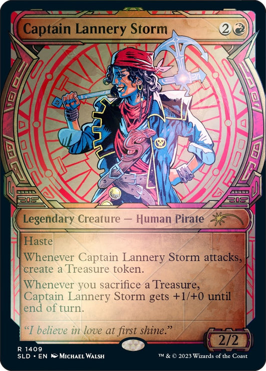 Image for Captain Lannery Storm (Rainbow Foil) (1409) (Secret Lair Drop Series) - Magic: The Gathering
