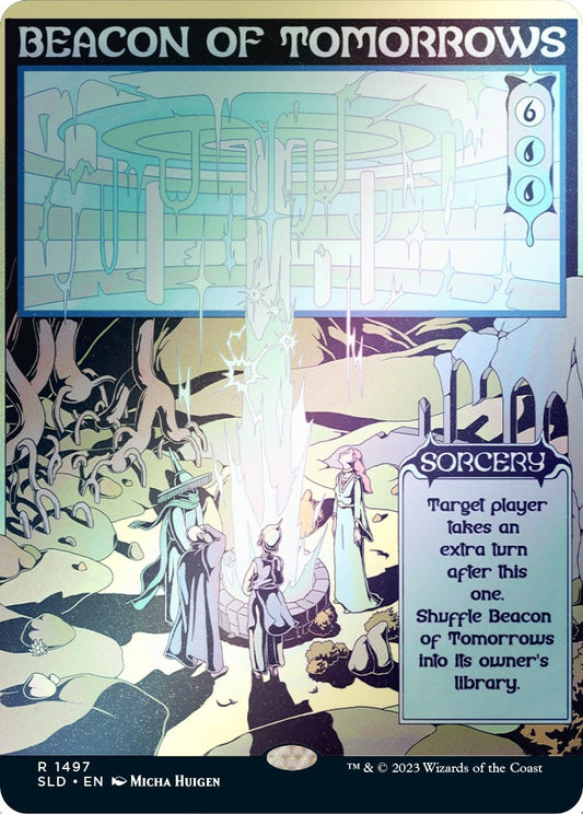 Image for Beacon of Tomorrows (Rainbow Foil) (1497) (Secret Lair Drop Series) - Magic: The Gathering